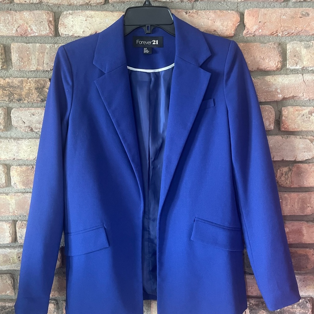 Forever 21 Cobalt Blue Blazer